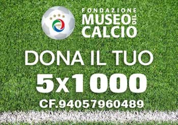 Con la dichiarazione dei redditi si può donare il 5x1000 alla Fondazione Museo del Calcio