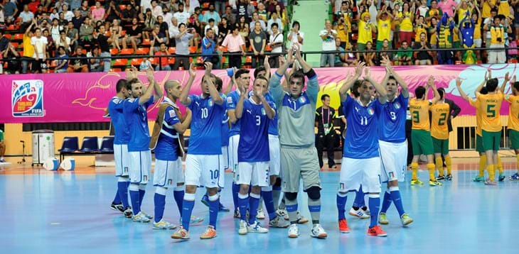 Mondiale Futsal: alle 13 Italia-Argentina