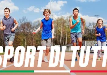 Sport di Tutti: aperte le iscrizioni per i beneficiari. Oltre 450 le società sportive di Settore Giovanile partecipanti