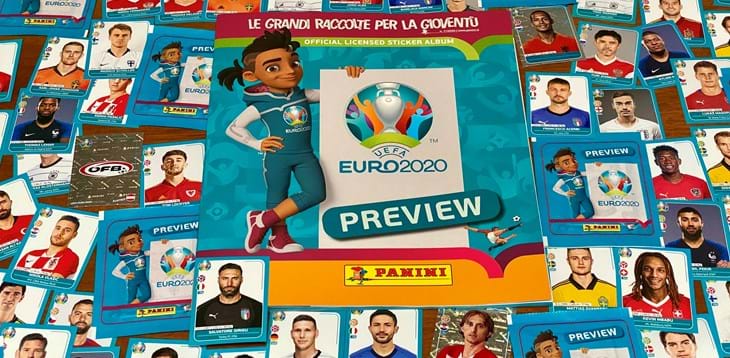 ‘UEFA EURO 2020 Preview’, in edicola il nuovo album di figurine Panini dedicato all’Europeo