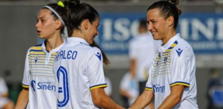 L'Hellas Verona batte il Cittadella, Pomigliano-Pink Bari 1-1, domani sei gare