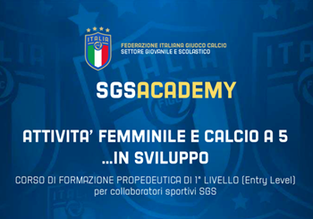 “ Attività Femminile e Calcio a 5...in Sviluppo”, webinar regionale