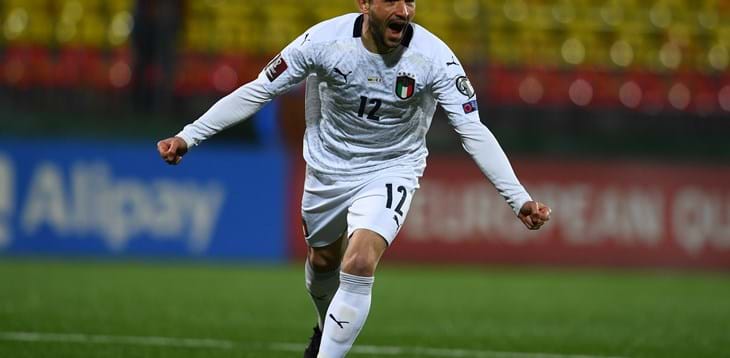 Stefano Sensi voted the Best Azzurro from Lithuania vs. Italy, according to fans