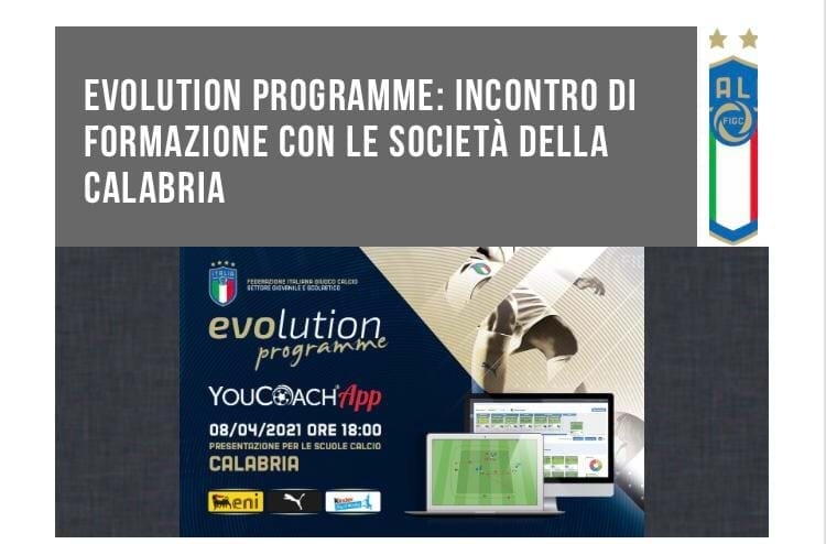 Evolution Programme, incontro di formazione con le società della Calabria 