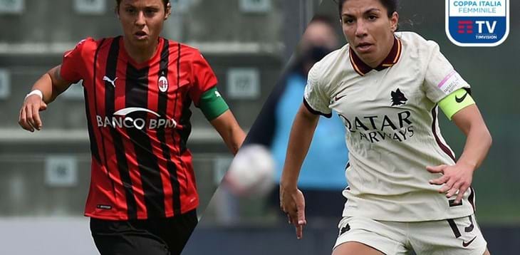 Alle 17.30 su Sky la presentazione della finale Milan-Roma. In collegamento le capitane Giacinti e Bartoli