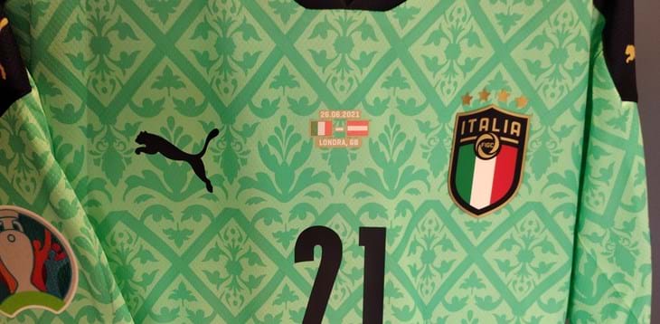 Al Museo del Calcio, la maglia di Donnarumma della gara Italia-Austria