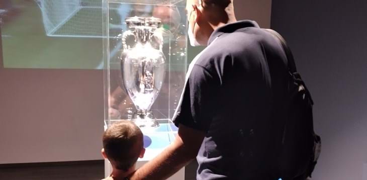 Al Museo del Calcio è arrivata la Coppa di Euro 2020