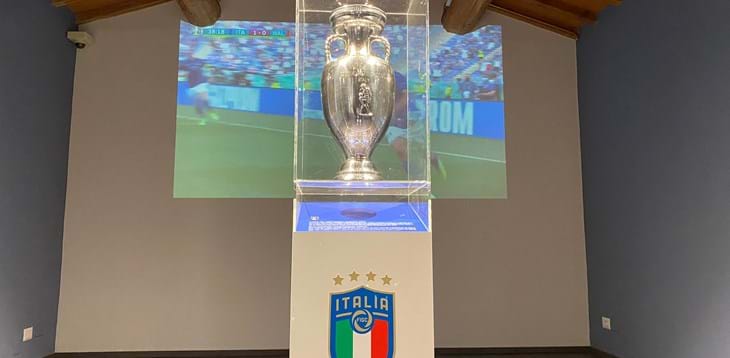 E’ la Settimana Azzurra al Museo del Calcio con la Coppa di Euro 2020