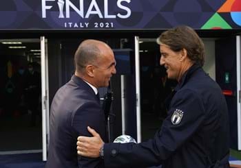 Mancini: “Positivo aver giocato bene pur avendo cambiato un po’ di giocatori”