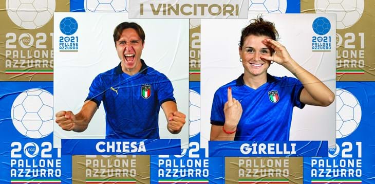 Pallone Azzurro 2021: Federico Chiesa and Cristiana Girelli are your winners!