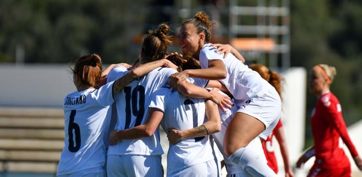 Italia, esordio da ricordare nell’Algarve Cup: Danimarca battuta grazie al sigillo di Bonansea