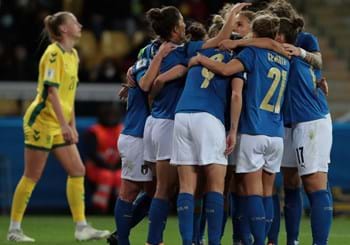 Highlights Femminile: Italia-Lituania 7-0