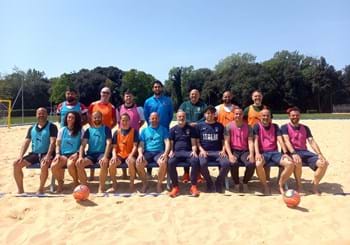 Svolti al CPO di Tirrenia gli esami finali del corso dedicato agli allenatori di Beach soccer