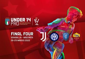 U14 Pro: a Senigallia Juventus, Roma, Inter e Empoli in campo per la Fase Nazionale