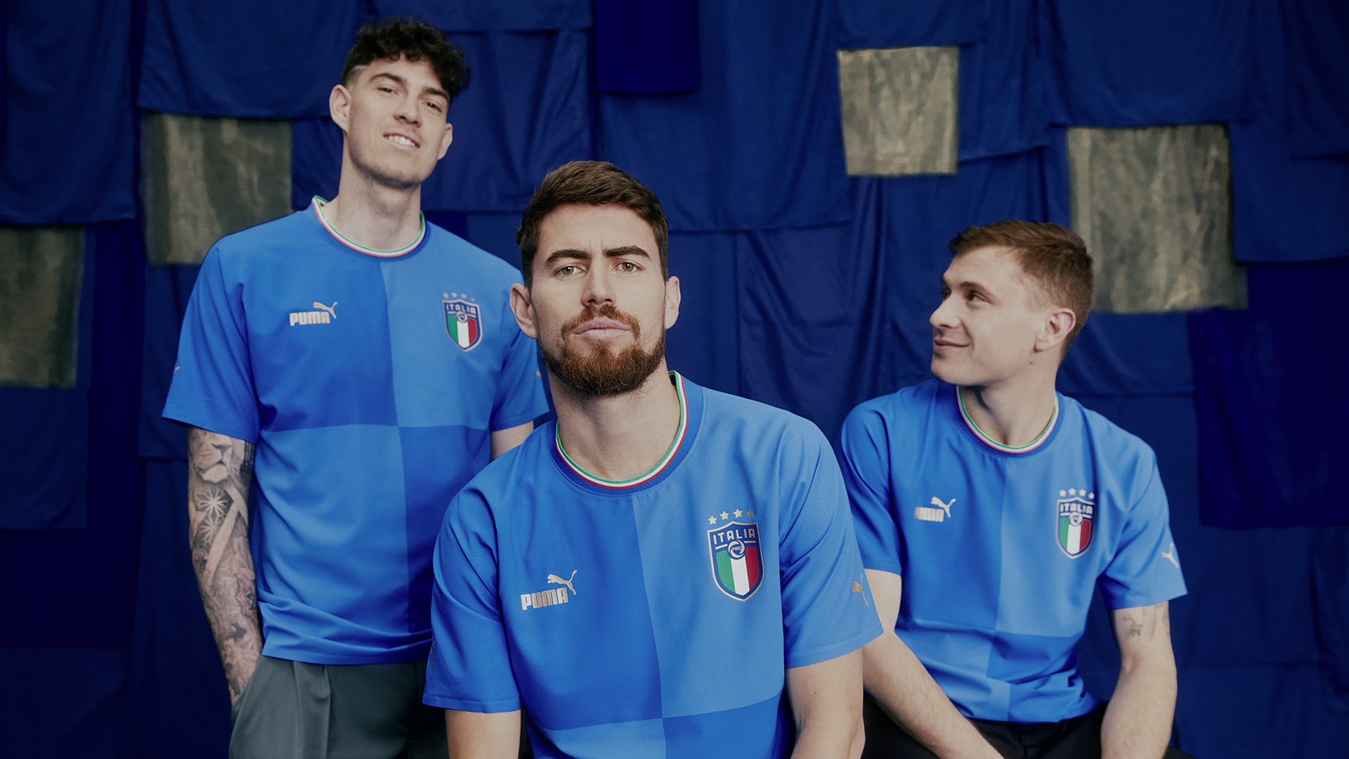 Classic Azzurri PUMA presents Italy s 2022 Home Kit FIGC