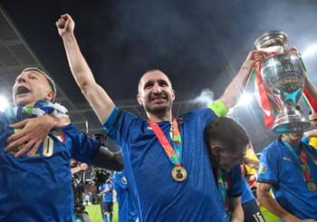Chiellini saluta la Nazionale: cerimonia a Wembley prima di Italia-Argentina