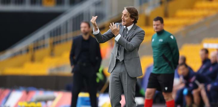 Mancini: “Buona gara, ma dobbiamo fare gol”. Gatti ed Esposito al debutto: “Un’emozione stupenda”