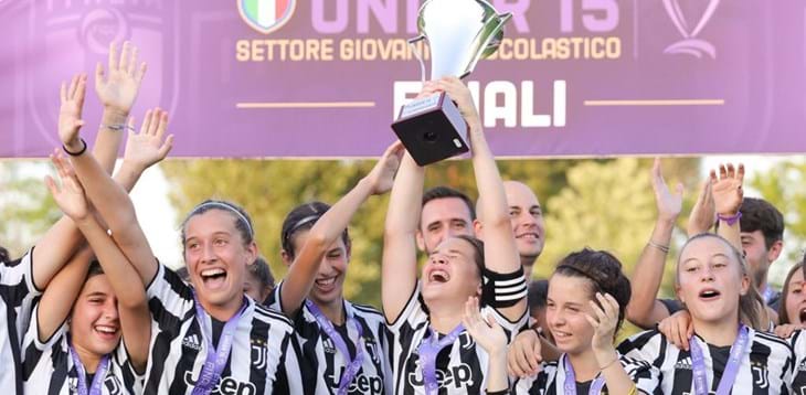 La Juventus vince il Campionato Under 15 Femminile 2021/2022