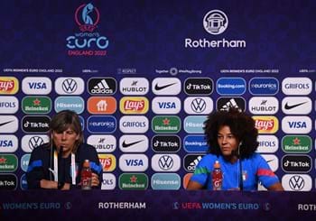 Conferenza stampa CT Bertolini e Gama | Francia-Italia | Women's EURO 2022