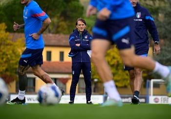 Ahead of Austria vs. Italy: final training session at Coverciano before departure for Vienna