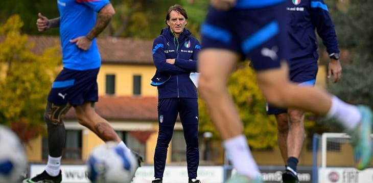 Ahead of Austria vs. Italy: final training session at Coverciano before departure for Vienna