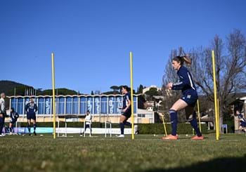 Azzurre, il primo allenamento del 2023 a Coverciano