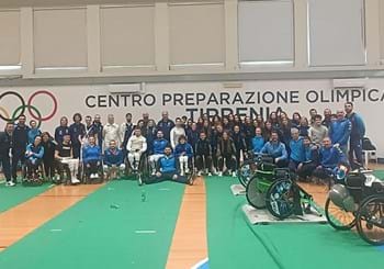 Calcio e scherma si incontrano a Tirrenia: per le Azzurrine una mattinata in palestra con gli atleti paralimpici