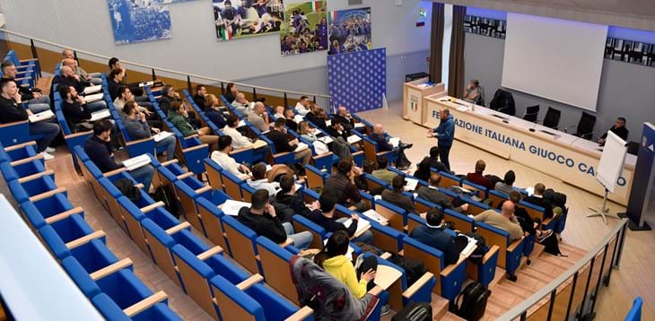 Inaugurato nell’aula magna di Coverciano il nuovo corso UEFA A. Le lezioni termineranno il prossimo 10 maggio