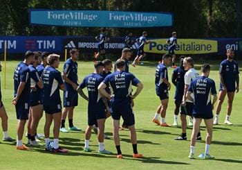 Secondo giorno di lavoro al Forte Village. Mancini: "Essere alle Finali di Nations League è un grande traguardo"