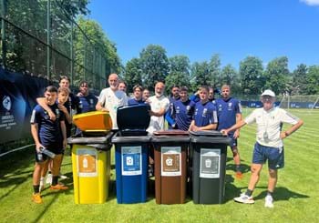National Under 21s promote UEFA 'Cleaner Air, Better Game' campaign