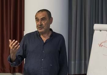 Maurizio Sarri, lezione al Master UEFA Pro