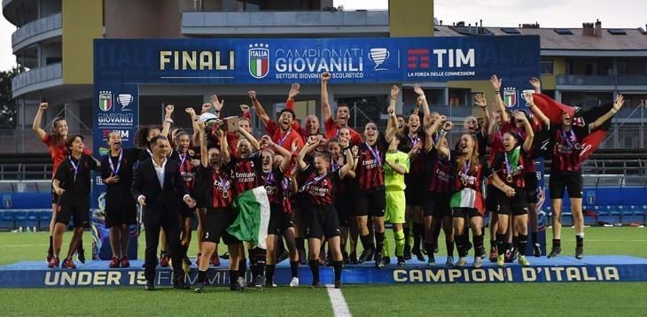 Finali Giovanili TIM: è il Milan U15 ad ottenere il titolo d'Italia nella finale disputata a Senigallia contro l'Inter