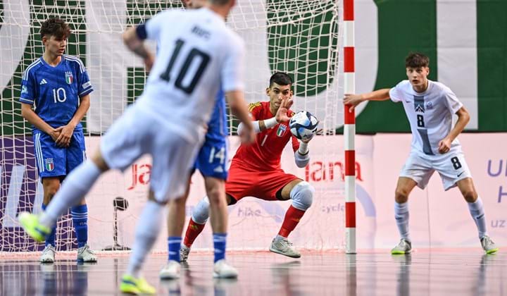 Slovenia-Italia 4-2, UEFA Under 19 Futsal Euro 2023