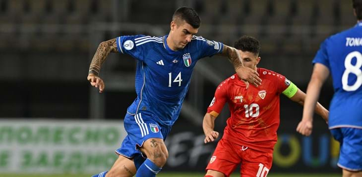 Azzurri training at Milanello. Spalletti calls up Riccardo Orsolini