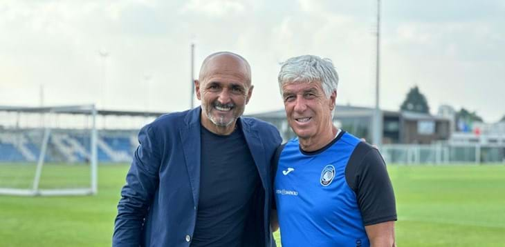 Luciano Spalletti pays Atalanta a visit