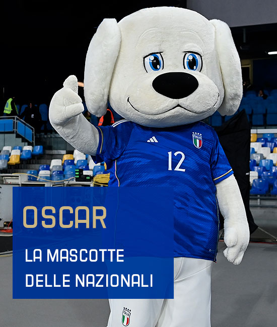 Oscar la mascotte delle nazionali