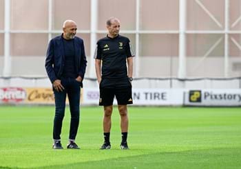 Luciano Spalletti in visita alla Continassa: mattinata nel centro sportivo della Juventus per il Ct azzurro