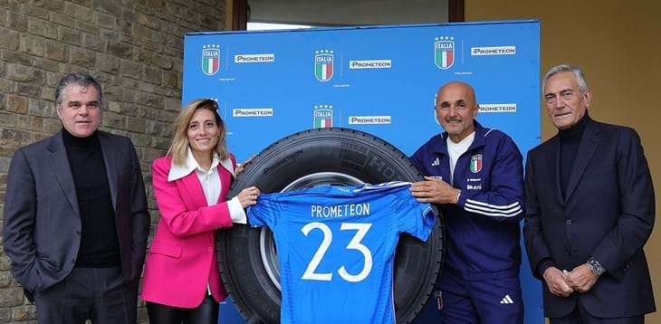 Prometeon becomes Official Tyre Partner of Italian football National teams