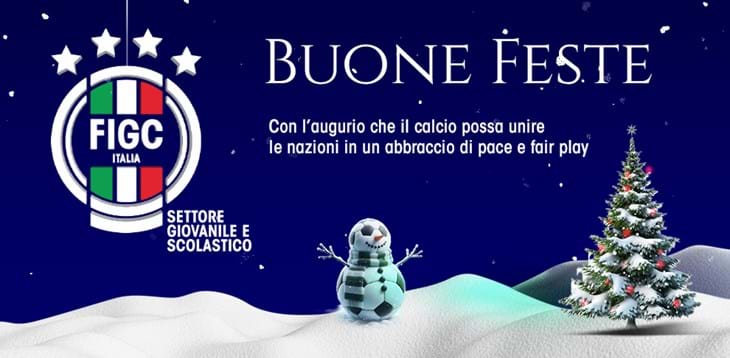 Gli auguri di buon Natale e felice anno nuovo a tutto il mondo del calcio giovanile