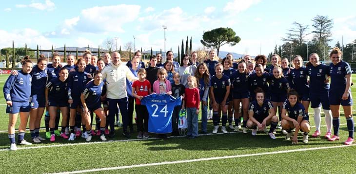 Coverciano accoglie i bambini ucraini. Gravina: “Il calcio italiano è unito per rivendicare a gran voce la pace”