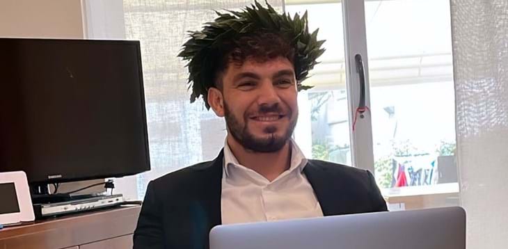 Vicecampione ‘cum laude’, Luca Bertacca fra studio e sport: “La laurea una vittoria da Mondiale”
