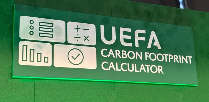 Presentato il UEFA Carbon Footprint Calculator, il calcolatore ufficiale per il calcolo delle emissioni prodotte dalle attività calcistiche