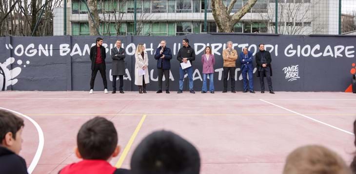 Progetto 'Sport e Integrazione', a Milano l'inaugurazione del nuovo 'Spazio Fontanelli', area sportiva dedicata a Davide Astori