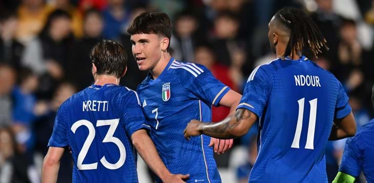 Casadei-Fabbian, l'Italia batte 2-0 la Lettonia e resta in testa al Gruppo A. Nunziata: