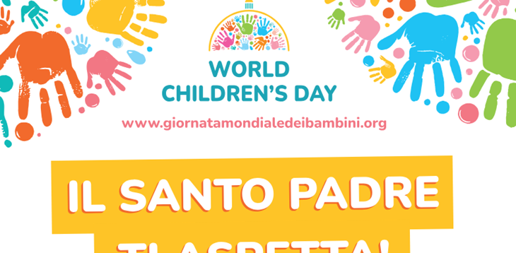 “Giornata mondiale dei bambini 2024”, il 25 maggio in 7.000 allo Stadio Olimpico per l’incontro con Papa Francesco