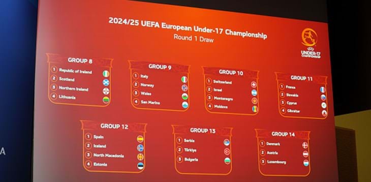 2024/2025 European Under-17 qualifying: Italy drawn with Norway, Wales and San Marino