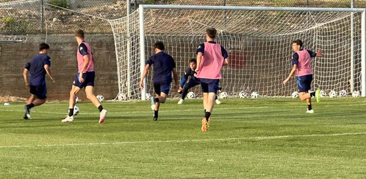 First training session in Cyrpus ahead of Euros debut