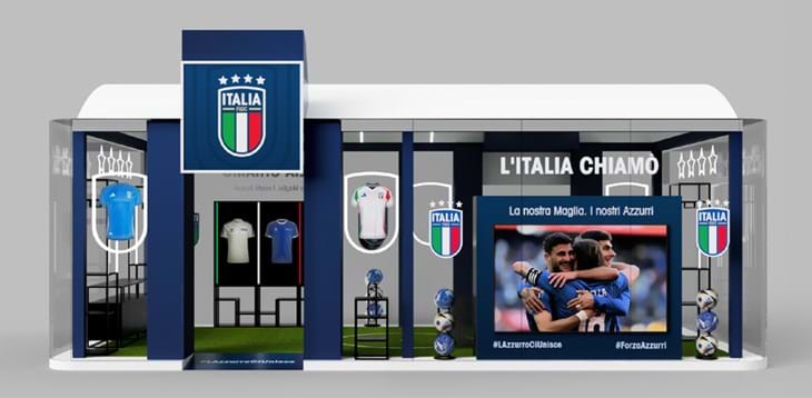 Dal 1° giugno al 31 agosto il Temporary FIGC Store alla Galleria Centrale della Stazione Termini di Roma