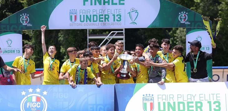 Vittoria della Real Casarea nella finale 'Under 13 Fair Play Elite' di Tirrenia: