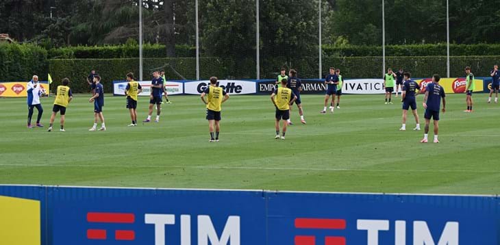 Prosegue il raduno a Coverciano, nel pomeriggio allenamento con i ragazzi delle Giovanili dell’Empoli